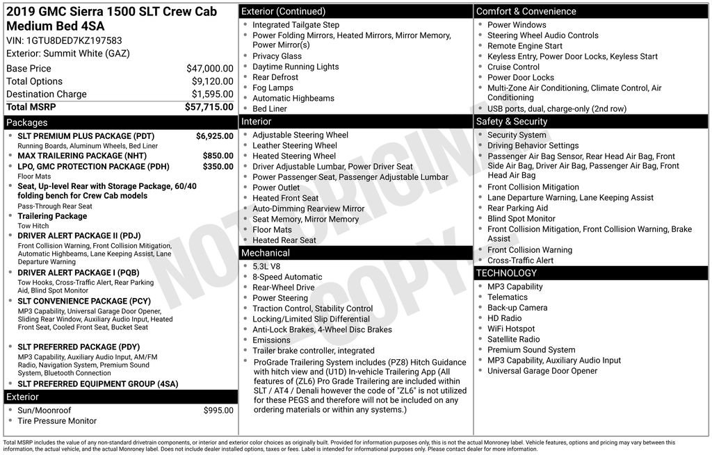 gmc sierra 1500 2019 1GTU8DED7KZ197583 image gmc sierra 1500 2019 1GTU8DED7KZ197583 image